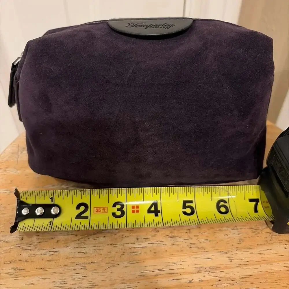 Temperley London British Airways First Class Suede Toiletry Cosmetic Wash Bag